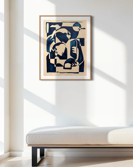 Cuddle - Maleri - 55x70 cm