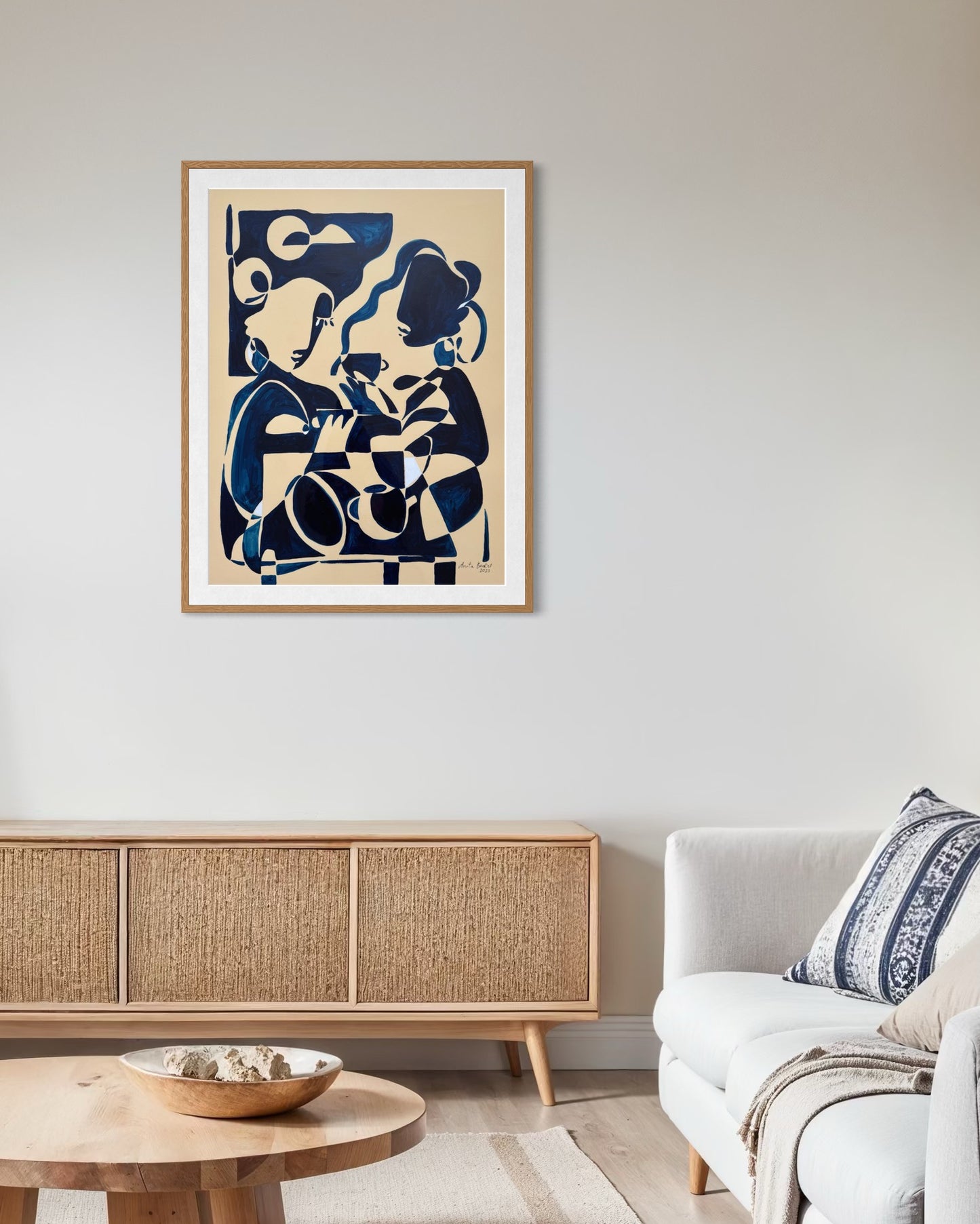 Tea for Two - Maleri - 55x70 cm