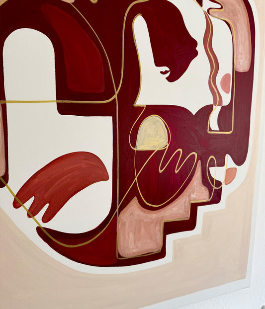Held Close - Maleri - 70x100 cm