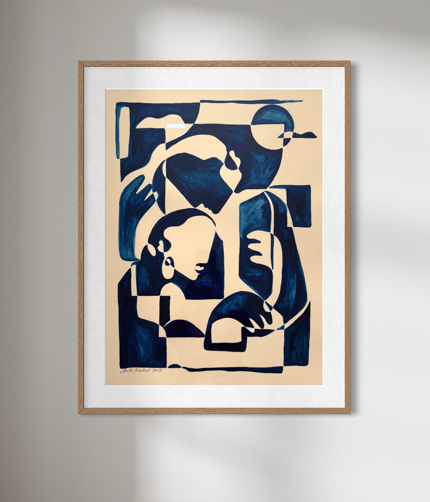 Cuddle - Maleri - 55x70 cm