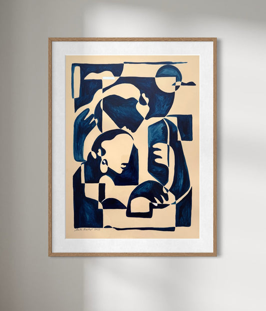 Cuddle - Maleri - 55x70 cm