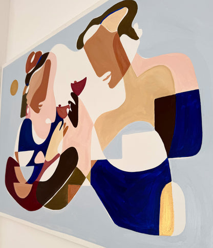 First Spark - Maleri - 70x100 cm
