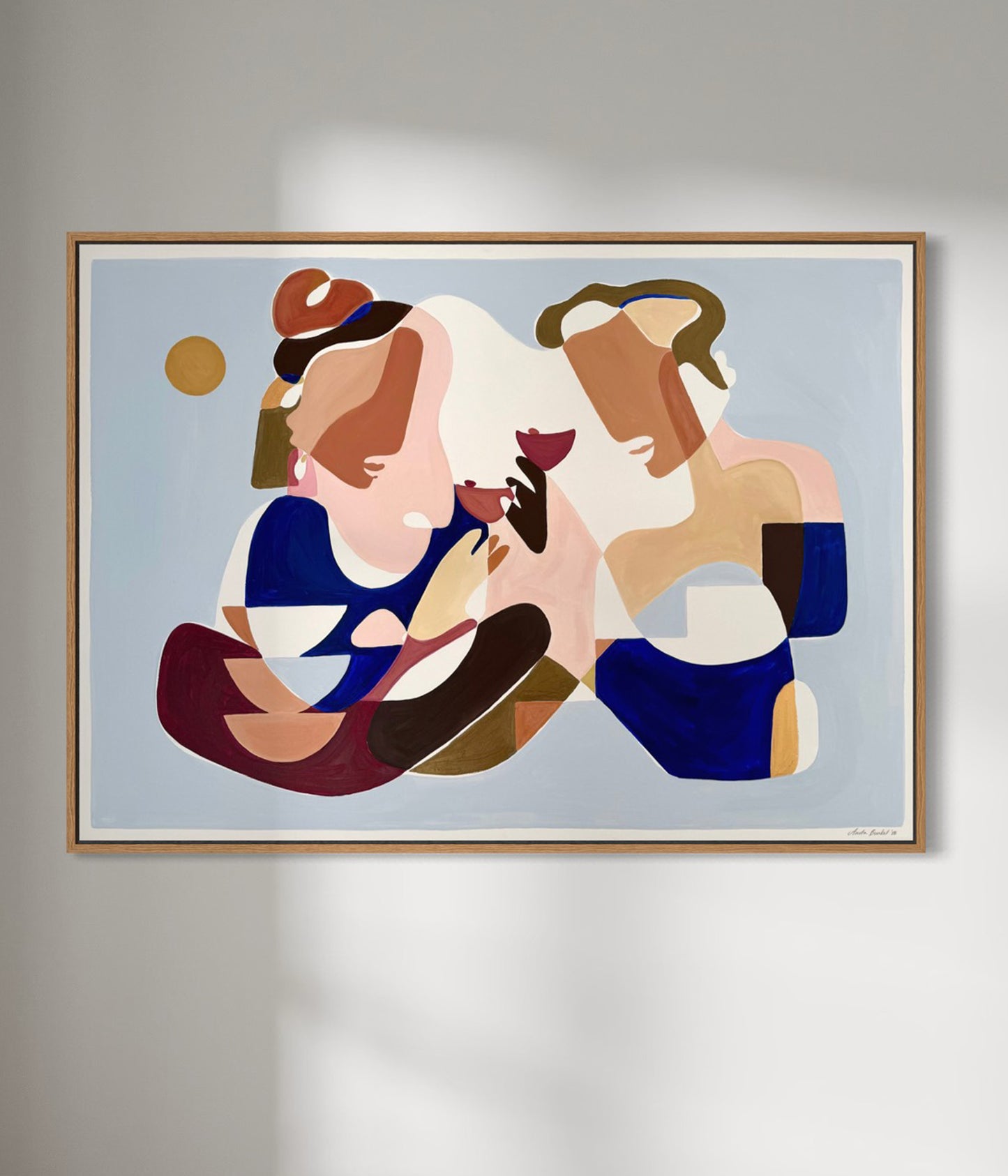 First Spark - Maleri - 70x100 cm