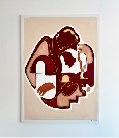 Held Close - Maleri - 70x100 cm