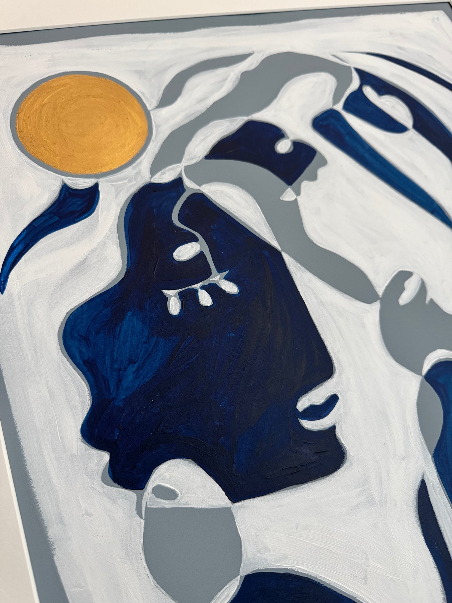 Greece -Maleri - 55x70 cm