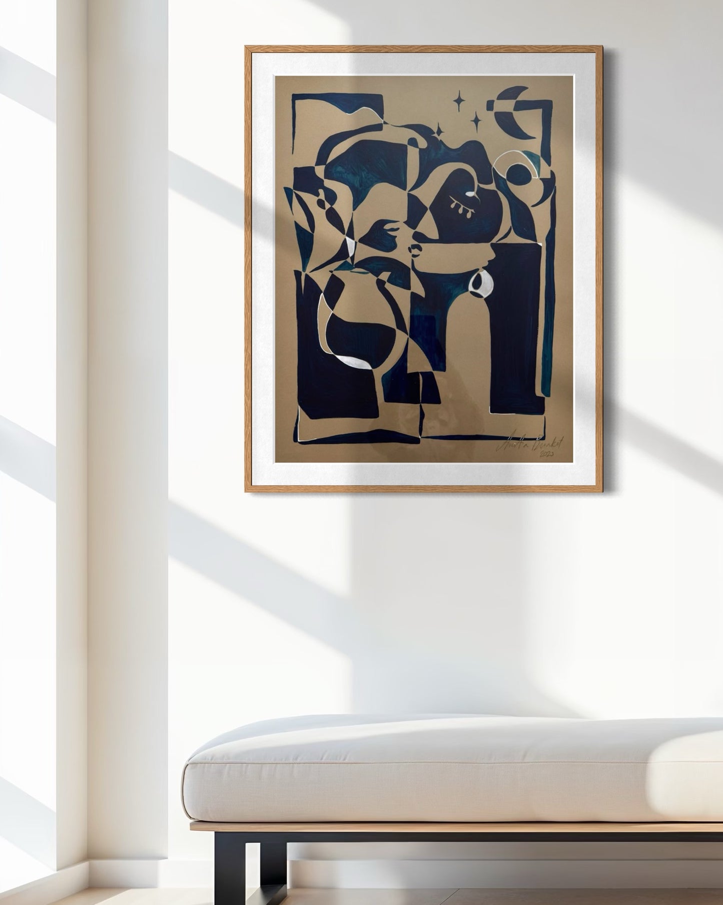 Midnight  - Maleri - 55x70 cm