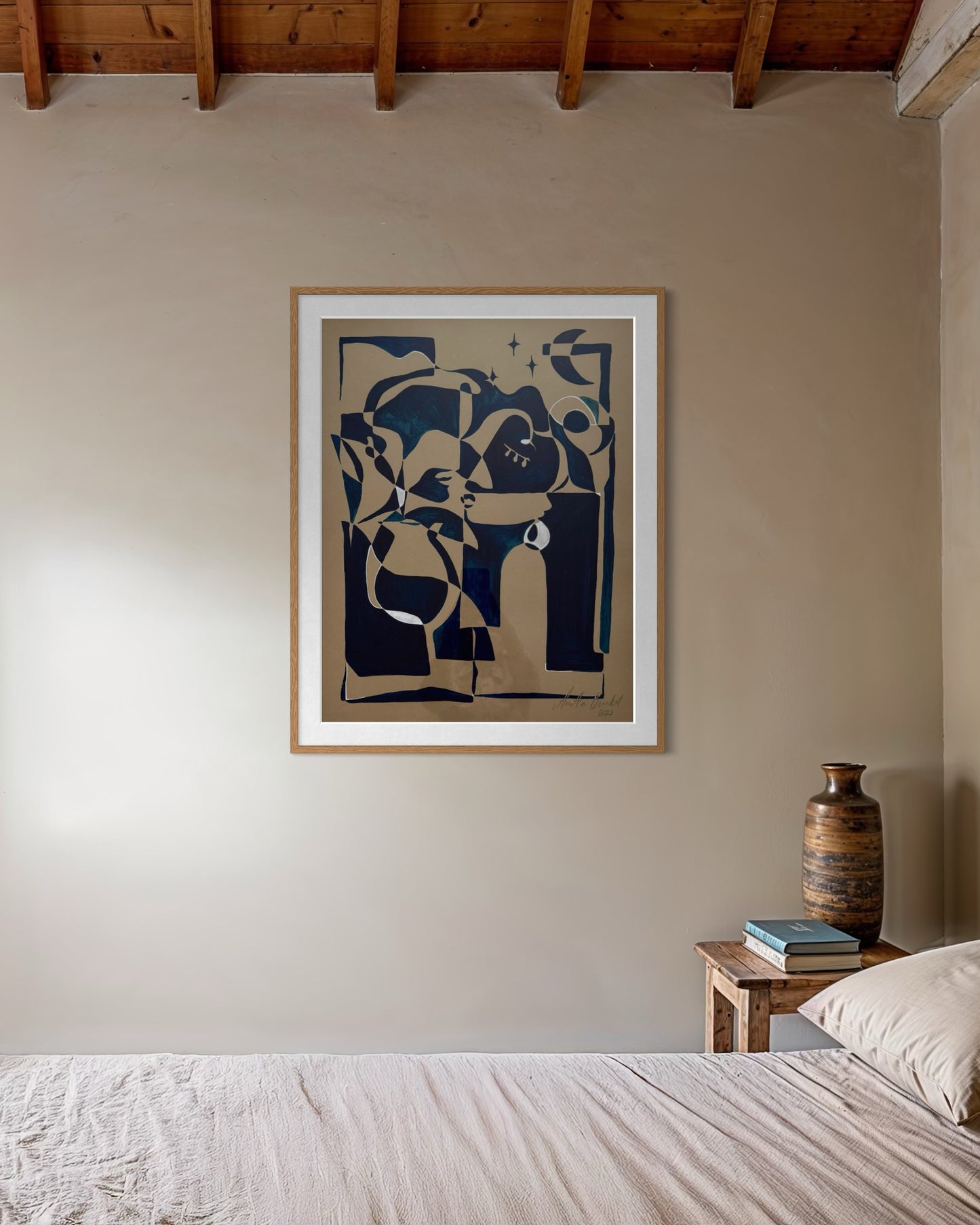 Midnight  - Maleri - 55x70 cm