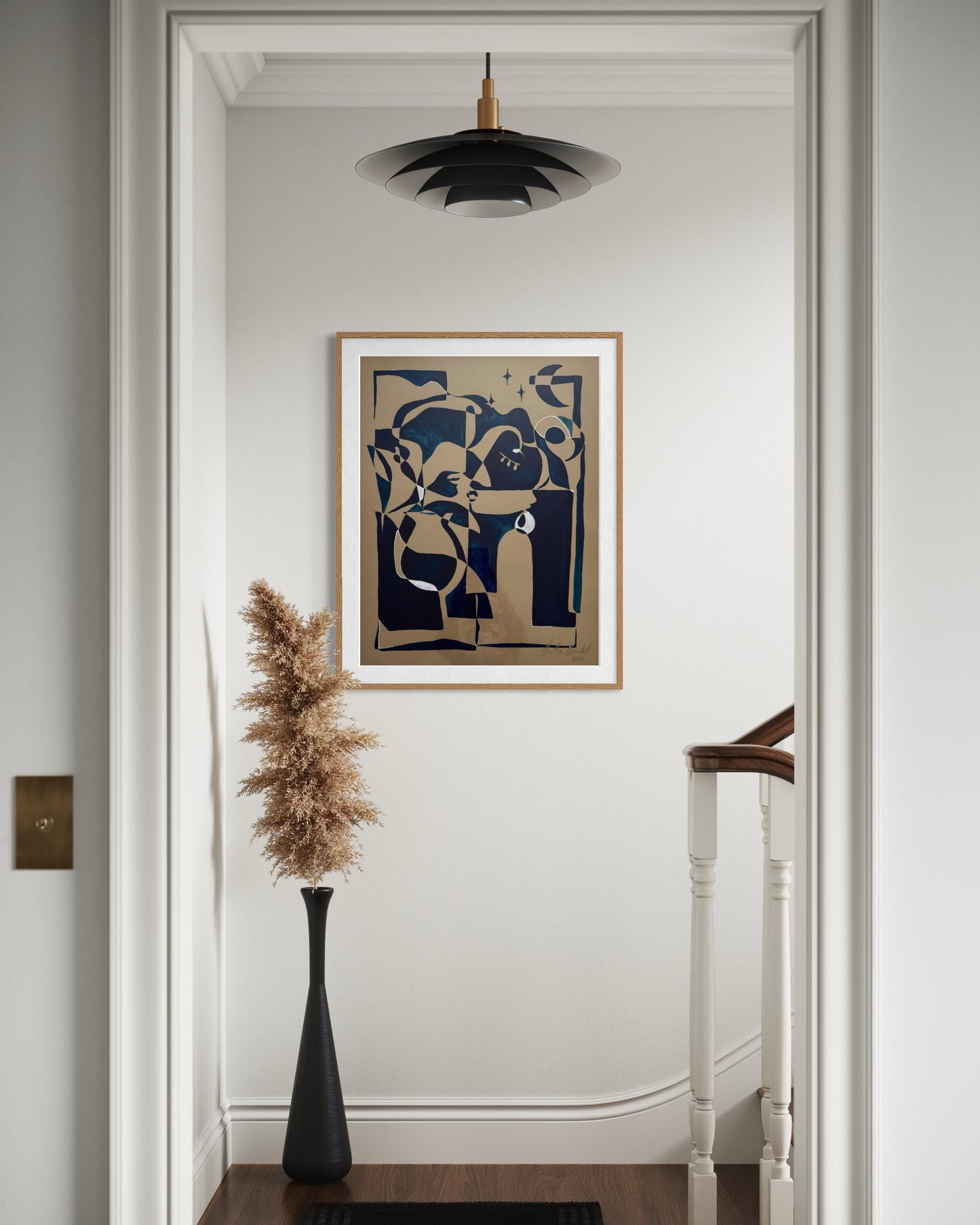 Midnight  - Maleri - 55x70 cm