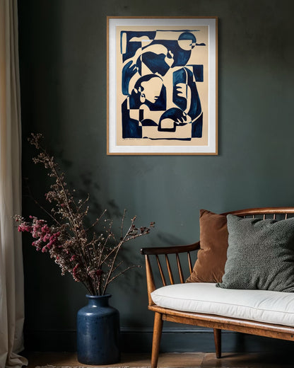 Cuddle - Maleri - 55x70 cm