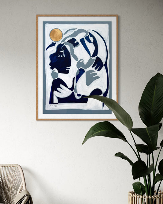 Greece -Maleri - 55x70 cm