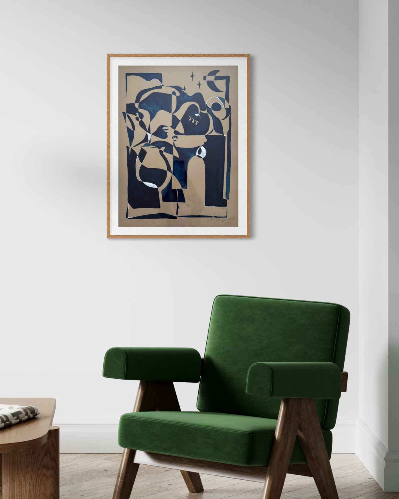 Midnight  - Maleri - 55x70 cm