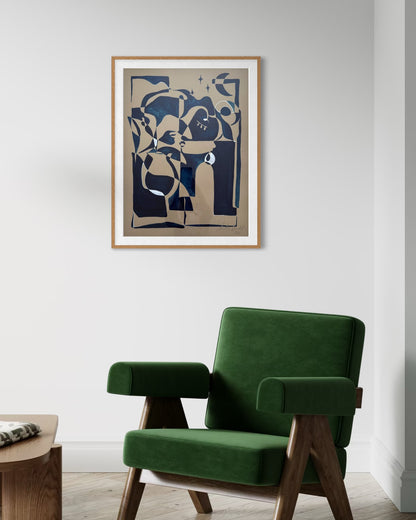 Midnight  - Maleri - 55x70 cm