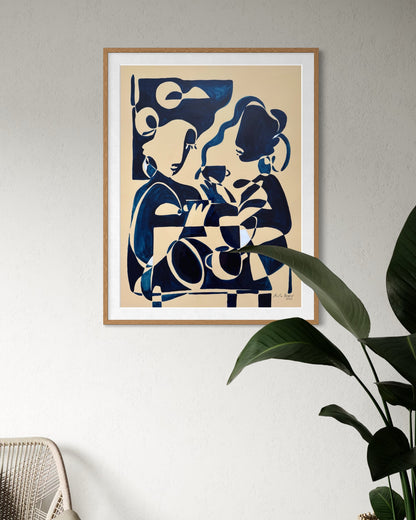 Tea for Two - Maleri - 55x70 cm