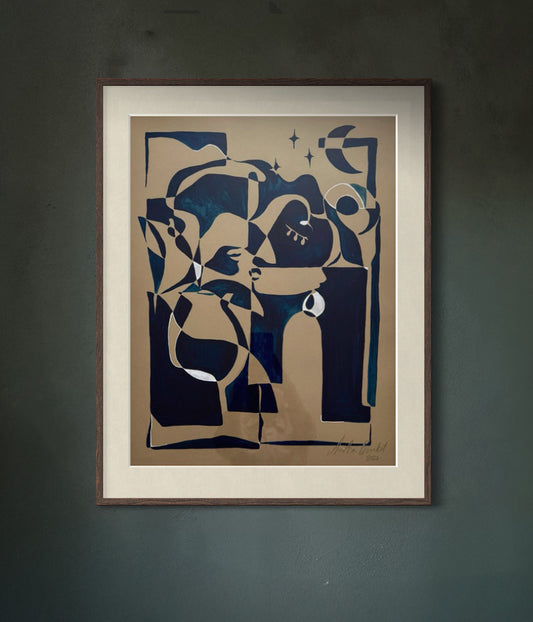 Midnight  - Maleri - 55x70 cm