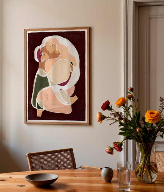 A Mother's Love - Deep Red/Brown